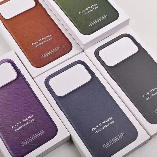 New Original Technology Woven Magnetic Case For iPhone 18 Pro 17 16 15 14 13 Pro Max For Magsafe Wireless Charger Official Cover