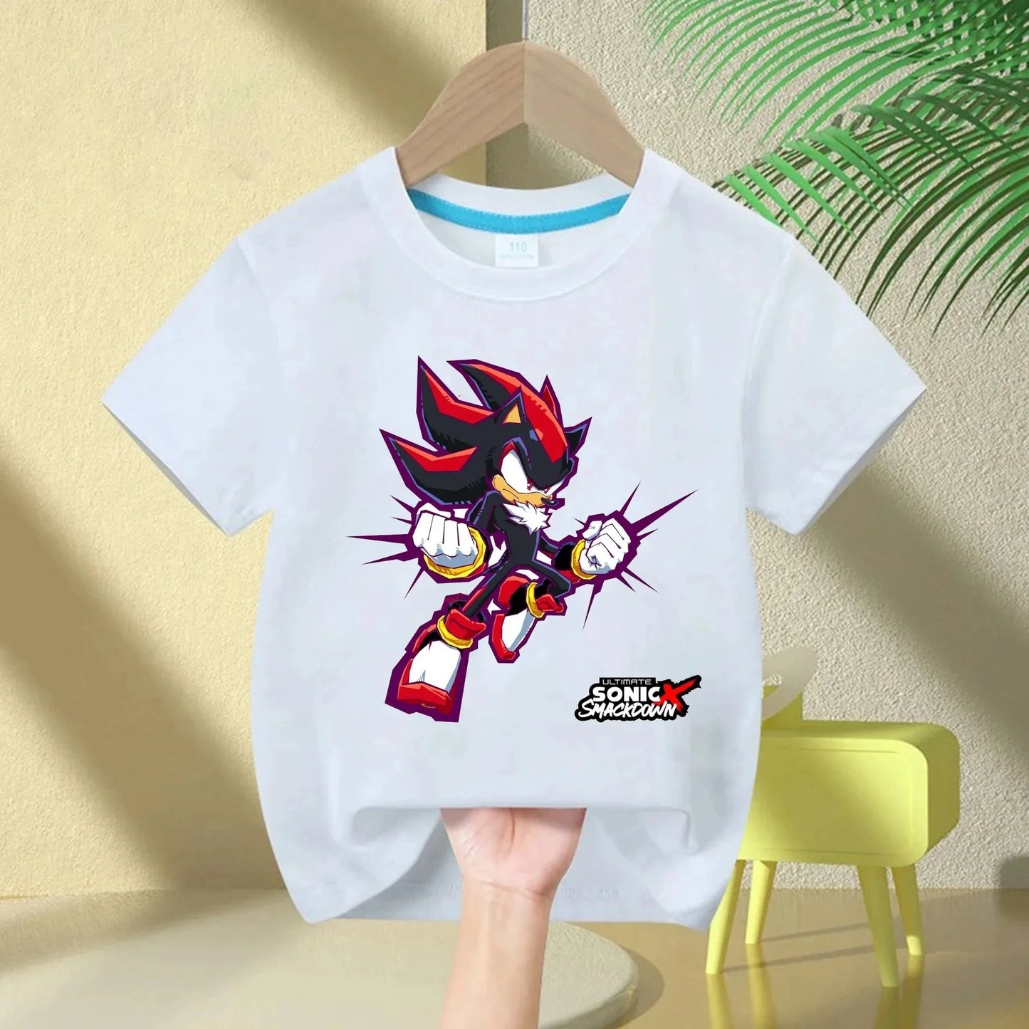 Sonic The Hedgehog Kids T-Shirt Anime Print Cotton Short Sleeve Boy Girl Summer Casual Top Gift