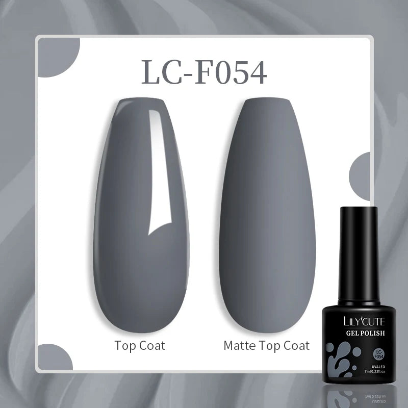 Gel Nail Polish - LILYCUTE UV Gel Varnish 7ML | Soak Off, Long Lasting Colors