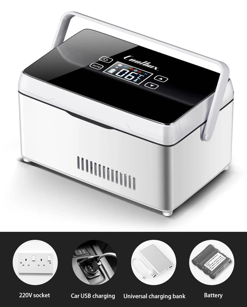 15600mAh Portable Insulin Refrigerator USB Rechargeable Mini Cold Box Drug Medicine Constant Temperature Cooler Case With Bag