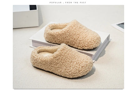 Kids Winter Slippers – Soft Sole Fluffy Cotton House Shoes for Boys & Girls