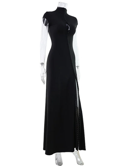 Women Sheath Dress - Slim Fit Short Sleeve O Neck Bodycon Club Party Outfit