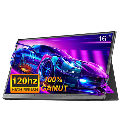 16inch Portable Monitor - USB C Portable Display | IPS Panel Slim Travel Monitor