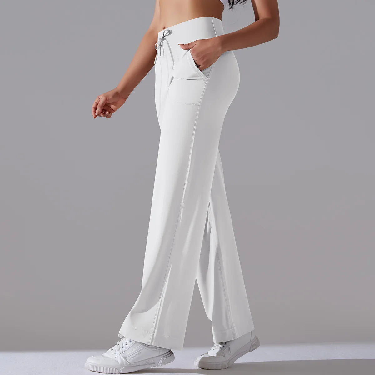 Yoga Straight Leg Sweatpant Straight Leg Women's Loose Tracksuit Pants Wide Leg Outdoor Gym Runing Casual Tracksuit Pants