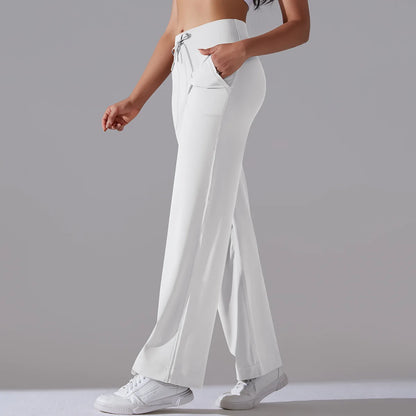 Yoga Straight Leg Sweatpant Straight Leg Women's Loose Tracksuit Pants Wide Leg Outdoor Gym Runing Casual Tracksuit Pants