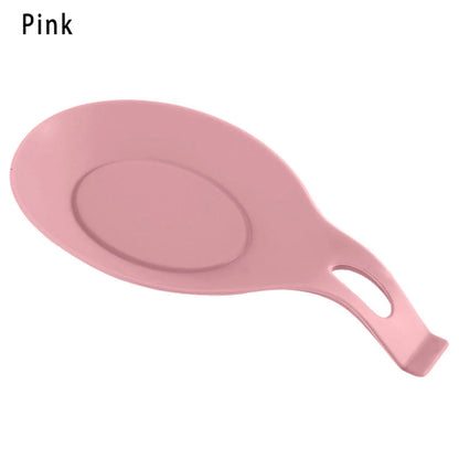 Silicone Spoon Holder | Heat Resistant Mat & Spatula Rest for Kitchen Utensils