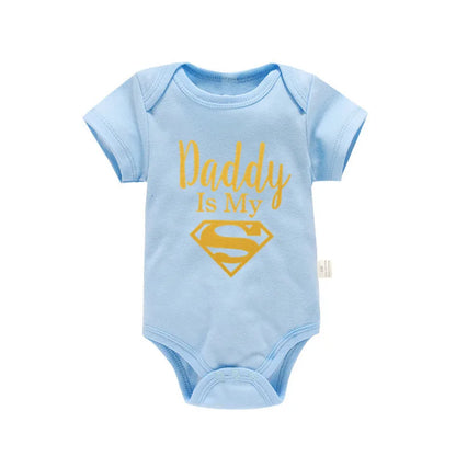 Baby Romper | Newborn Bodysuit Cotton Baby Clothes | Daddy Is My Hero Romper