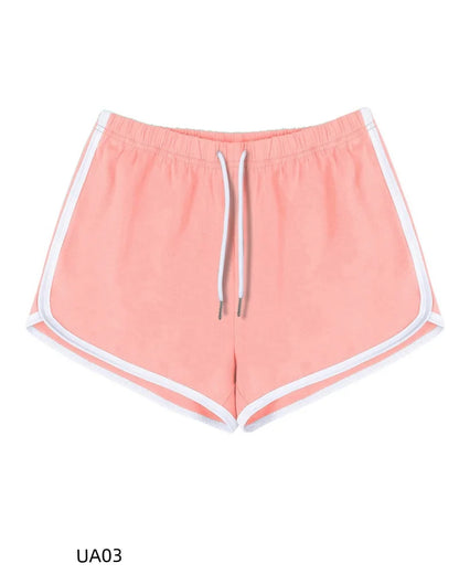 Summer Women's Casual Solid Cotton Shorts Yoga Gym Workout Fitness Pants Loose Student Comprehensive Training Short