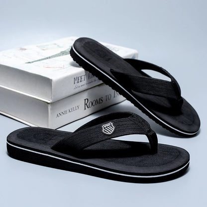 Hot Sale Men's Flip-flops Outdoor Casual Beach Slippers Soft Light Non-Slip Shoes Summer Slippers Men Shower 2024 Zapatos Hombre
