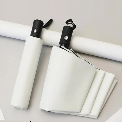 8-Rib Automatic folding Umbrella - Compact, lightweight, durable, UV protection - rain and sun umbrella, automatic sunshade zwq