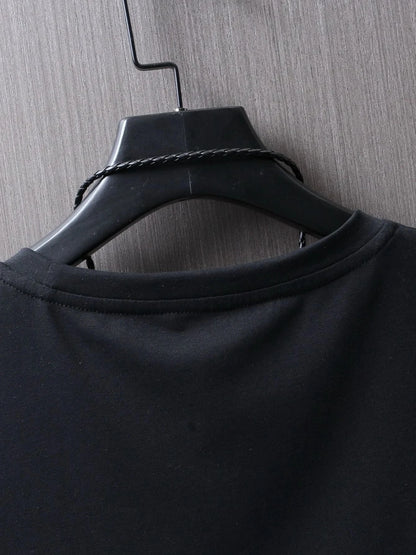 Men Graphic T Shirt - Minimalist Smile Print Cotton Tee | Breathable Summer Casual