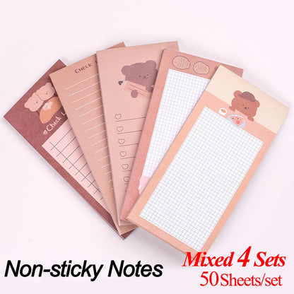 Kawaii Sticky Notes - Cute Journaling Memo Pads for To-Do Lists and Planning