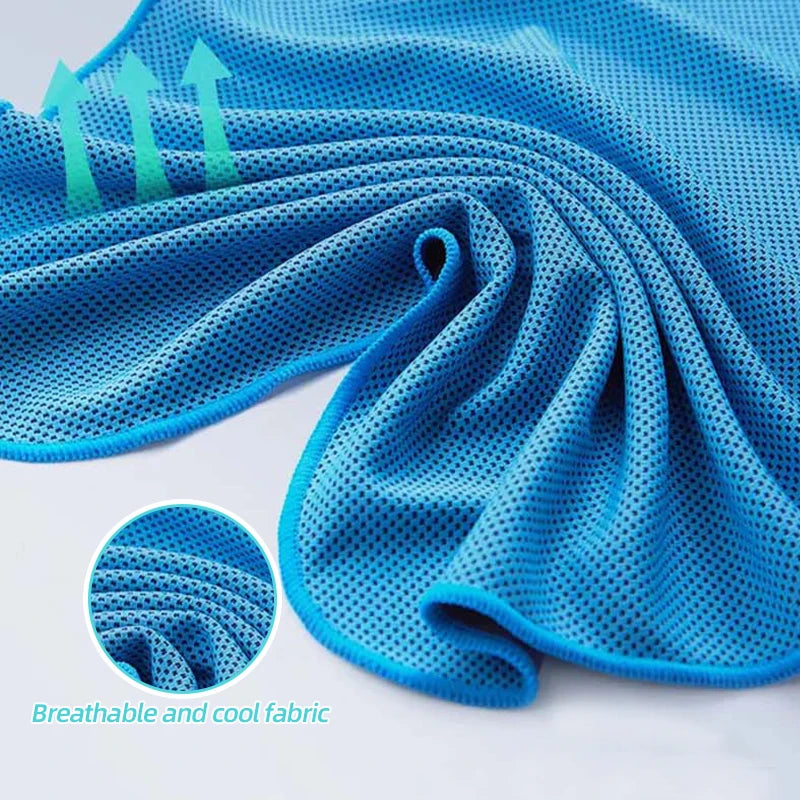 Magic Instant Chilly Towel for Neck Cooling Microfiber Soft Summer Gift for Men Dad Construction Worker
