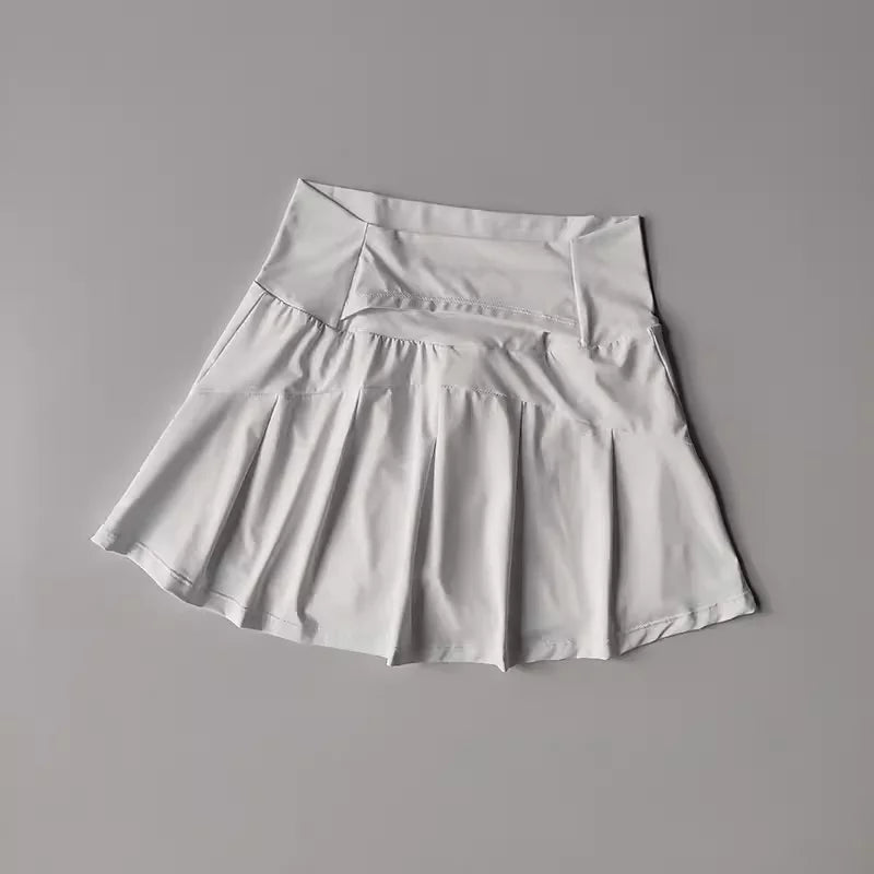 Women's Sport Skort – Lined High-Waist Tennis & Golf Skirt Shorts