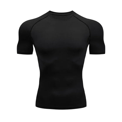 Men's Compression Shirt - Breathable Bodybuilding Tee | Quick Dry Workout Top