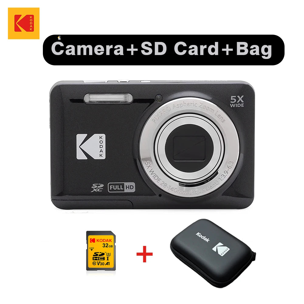 Kodak Digital Camera - 16MP Compact Camera with 5X Optical Zoom & 28mm Wide Angle Lens