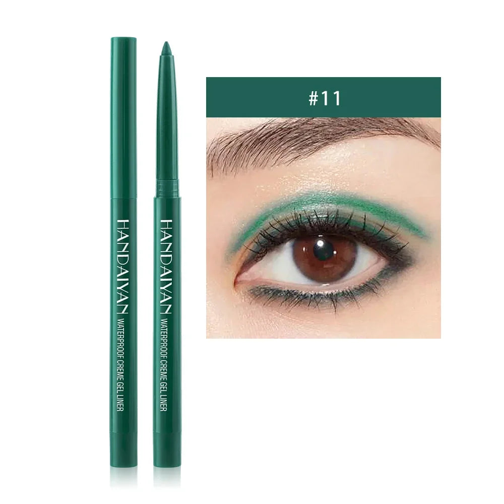 Matte Eyeliner Pencil - Waterproof Gel Pencil With 20 Colorful Shades | Long Lasting, Quick Dry