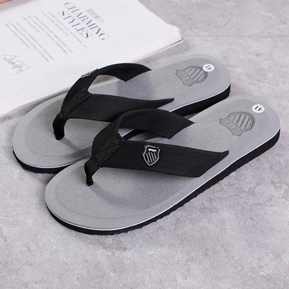Mens Casual Flip Flops - Non-Slip Summer Beach Sandals