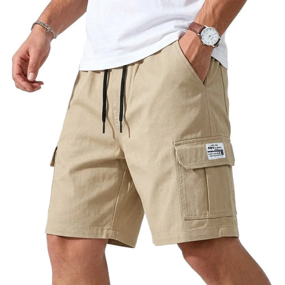 Summer Casual Bermuda Short Pants Sportwear Cargo Knee Pants Jogging Gym Man Multi-Pocket Short Work Pants Tactical Shorts Men