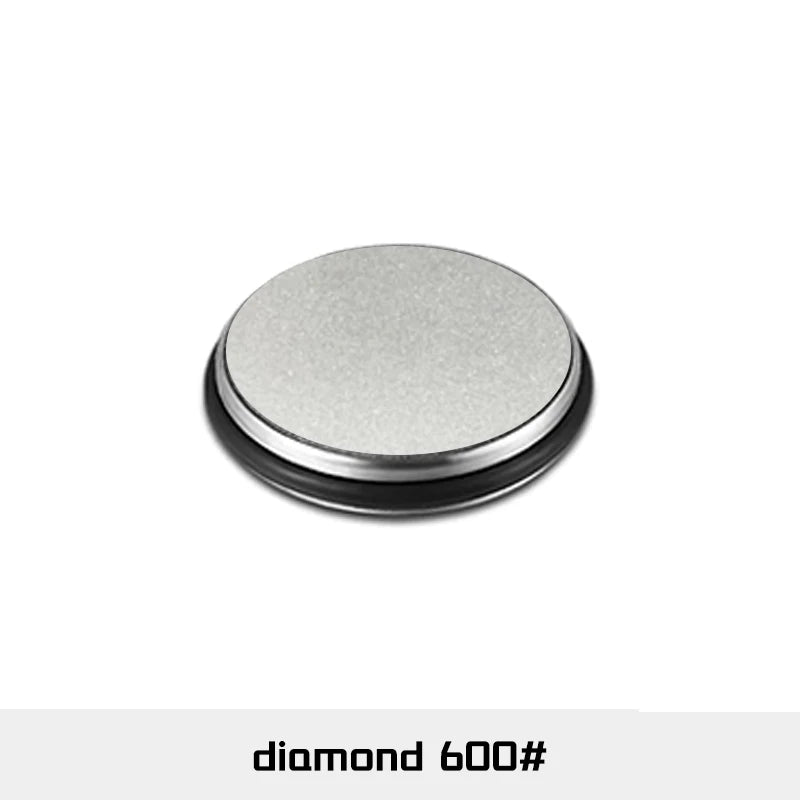 Rolling Knife Sharpener | Double Sided Diamond Sharpening Stone with Magnetic Angle
