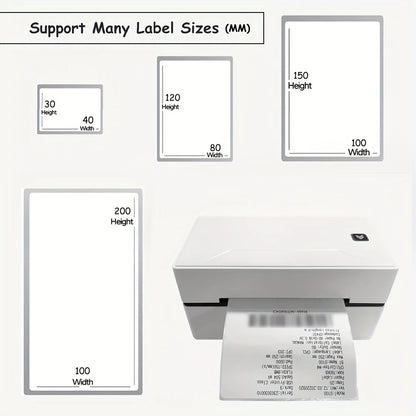Marklife D100 Thermal Shipping Label Printer Compatible With PC And Smartphone Shipping Labels Barcode Label Thanks Labels Jar