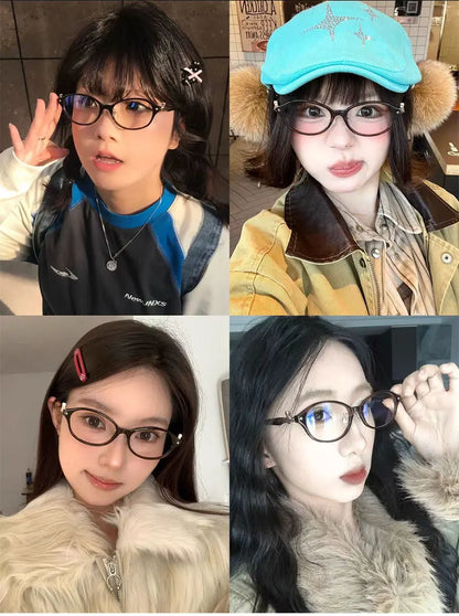 Elliptical Reading Glasses – Fashion Presbyopia Glasses With Anti Blue Light Lenses