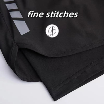 Women's sportswear set, running shorts, T-shirt, yoga wear, thin fitness badminton wear, breathable comfortable and well-fitting