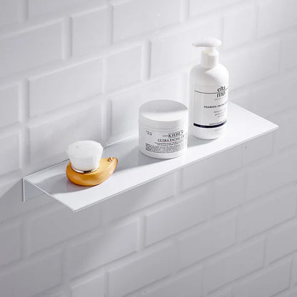 Modern Brushed Gold Bathroom Shelf - 30-50cm Wall Storage Rack