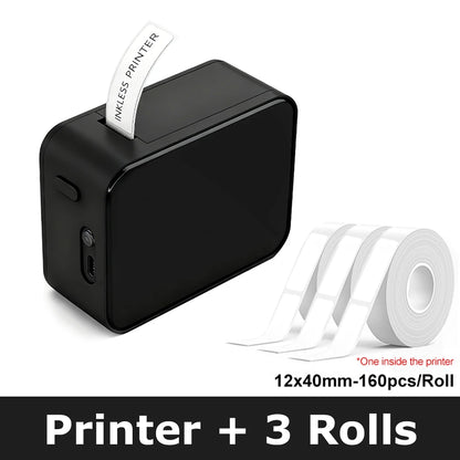 Marklife P15 Portable Thermal Printer Mini Label Printer Maker Inkless Self-adhesive Printing Machine Sticker Labeling Machine