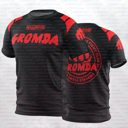 MMA Team Jersey - Breathable Short Sleeve Boxing Game Shirt With 3D Print Sportswear