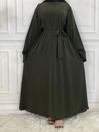 Modest Abaya Dress Ramadan Kaftan For Women | Elegant Muslim Maxi Robe