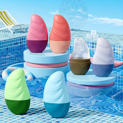 1pc Silicone Face Ice Roller Mold, Reusable Tray for Skincare, Holiday Beauty Tool for Christmas Halloween Easter