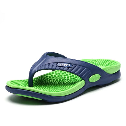 MAEDEF Flip Flops for Men Summer Breathable Beach Shoes Sandals Mens Luxury Flip Flops Breathable Plus Big Size Men Slippers 47