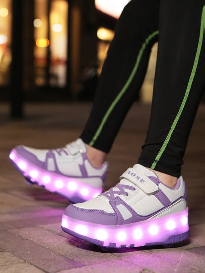 Popular and fashionable children's upgraded version of walking shoes, automatic bouncing wheel sports shoes