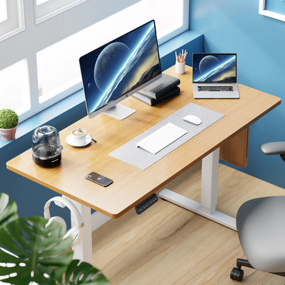 Electric Standing Desk - Height Adjustable 40x24 Inch Sit Stand Workstation with Memory Buttons