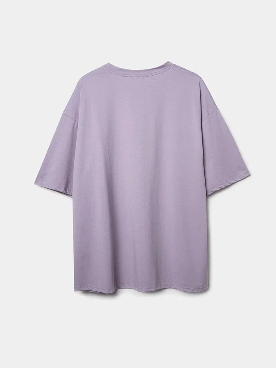 Bornladies Womens Cotton Poker Card T-Shirt - Casual O-Neck Short Sleeve Top