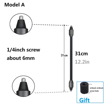 Flexible Arm Monopod Selfie Stick Rod Mount Holder Stands for Mobile Phones for Gopro Hero DJI OSMO Insta 360 Cameras Tripod