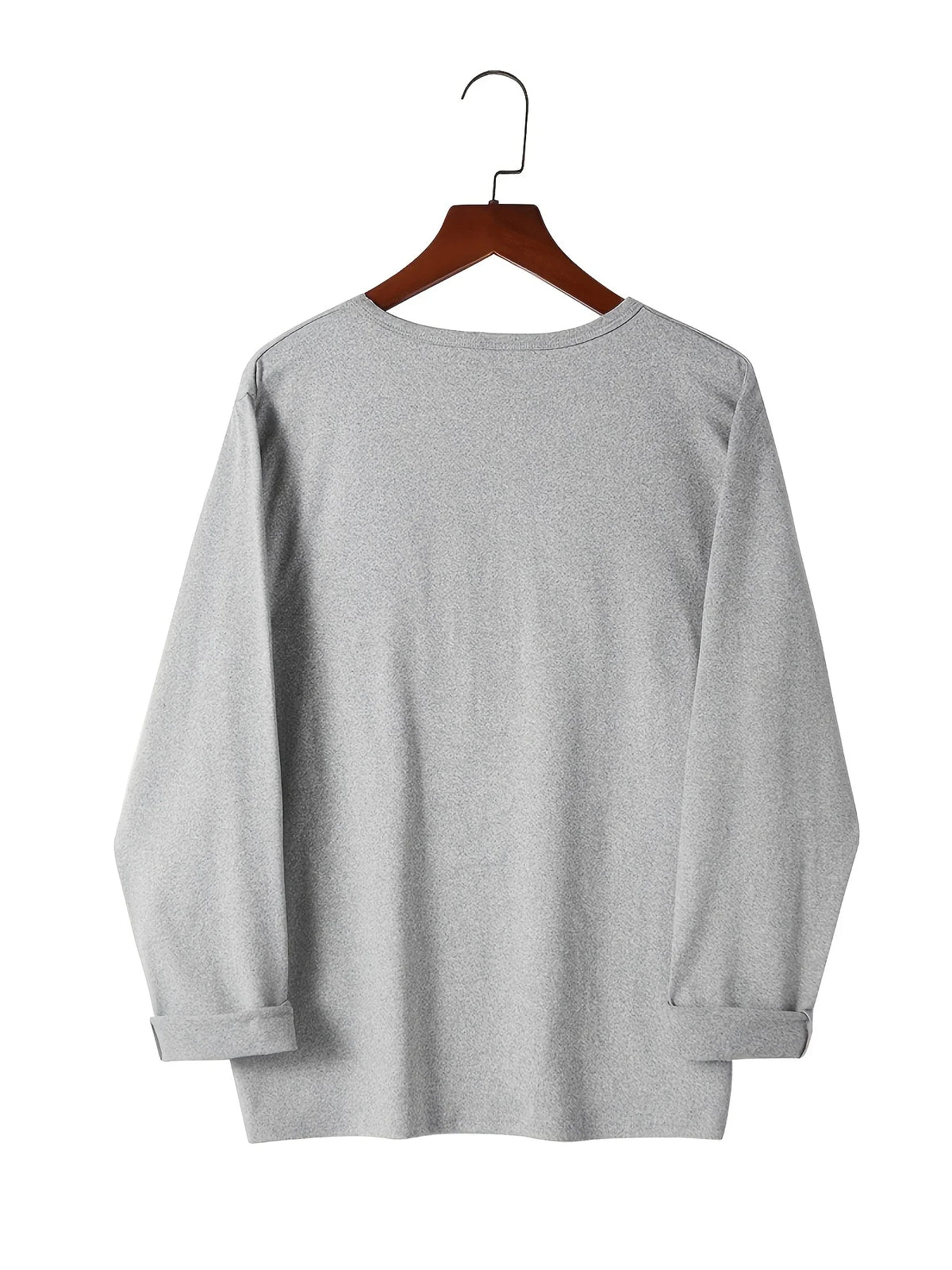 Women's Spring and Autumn 100% Cotton Fashion Casual Loose You Are Enough Printed Round Neck Long Sleeve T-shirt Top
