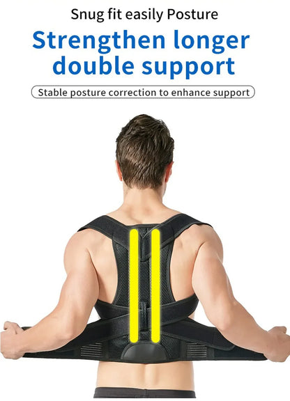 3XL 4XL Magnetic Slouching Corrective Shoulder Orthopedic Spine Pain Relief Back Brace Support Scoliosis Posture Corrector Belt
