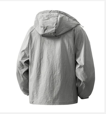 LNGXO Women's Men's Sun Protective Jackets Camping Mountaineering Hiking Outdoor Sports Windbreaker Summer Lightweight Coat