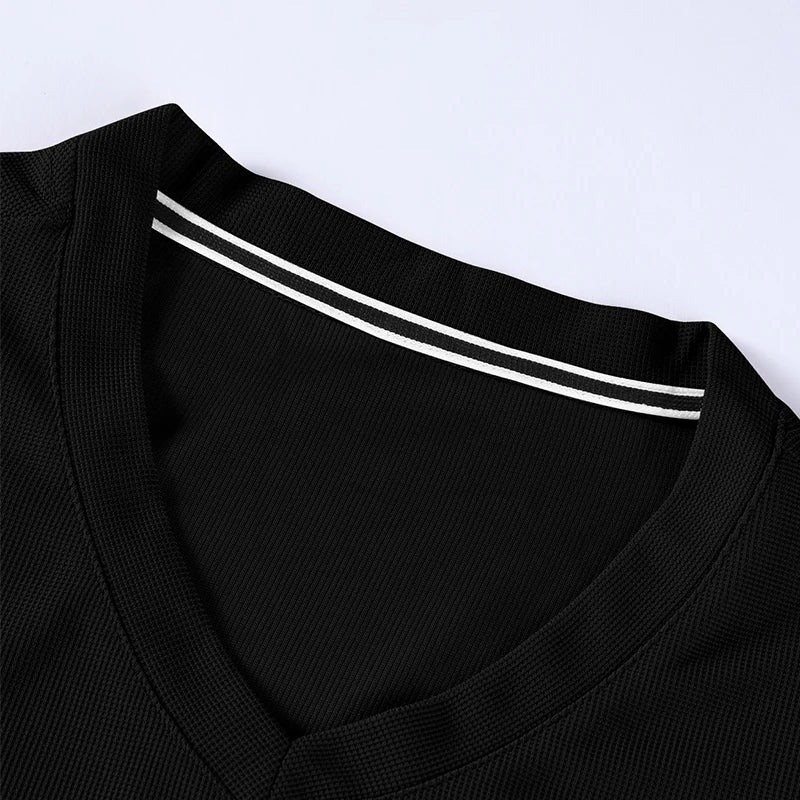 Men's V-Neck T-Shirt - Casual Summer Breathable Short Sleeve Tee, Lightweight Top