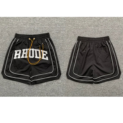 High Quality Streetwear Multi-color Rhude Beach Shorts Men Women Loose Breathable Casual Shorts