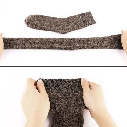Wool Cashmere Socks - Warm Soft Winter Socks for Men and Women - ZOOMNSTORE
