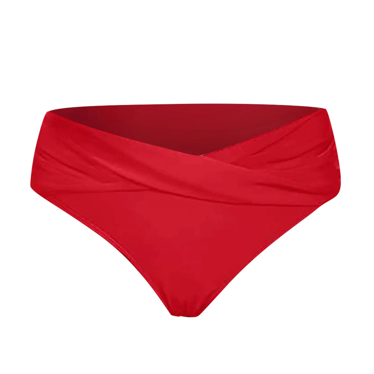 Women's Various Patterns Classic High Quality Low Waist Ruched Bikini Panties Fashionable Summer Thin Comfy Swimsuit Briefs