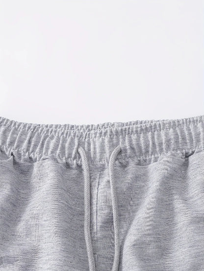 Men'S Summer New Loose-Fit Casual Sports Shorts, Gym Shorts with An Elastic Waistband - Adjustable Drawstring for Comfort,