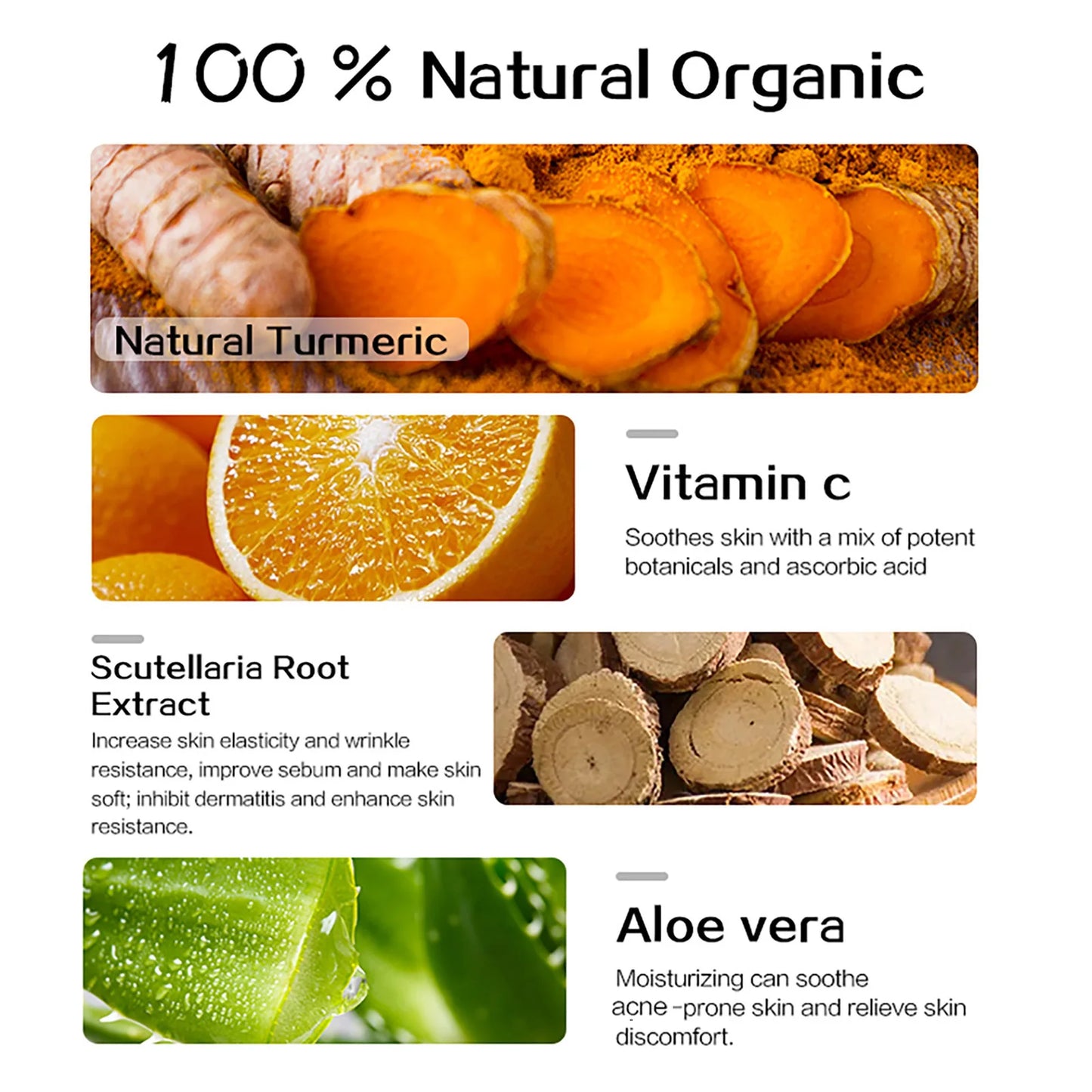 AILKE Natural Turmeric Brightening Face Cream, Glow Boosting, Skin Moisturizer, Anti-Acne Facial Cream, for All Skin Tone