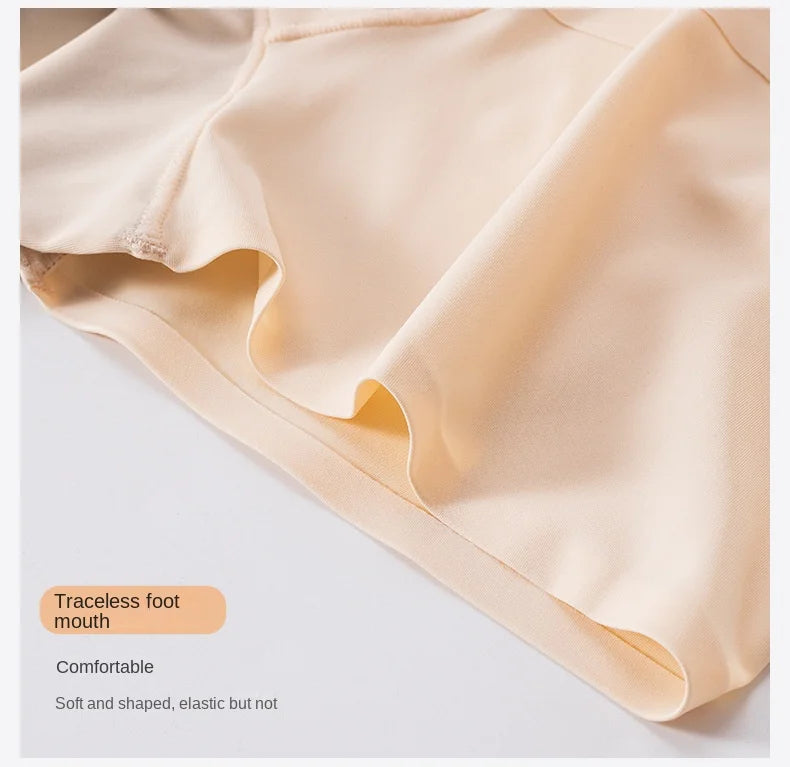 Cooling Boxer Tummy Control Pants Breathable Tight Women Safety Pants Shaping Hip Lifting Adjustable High Waist