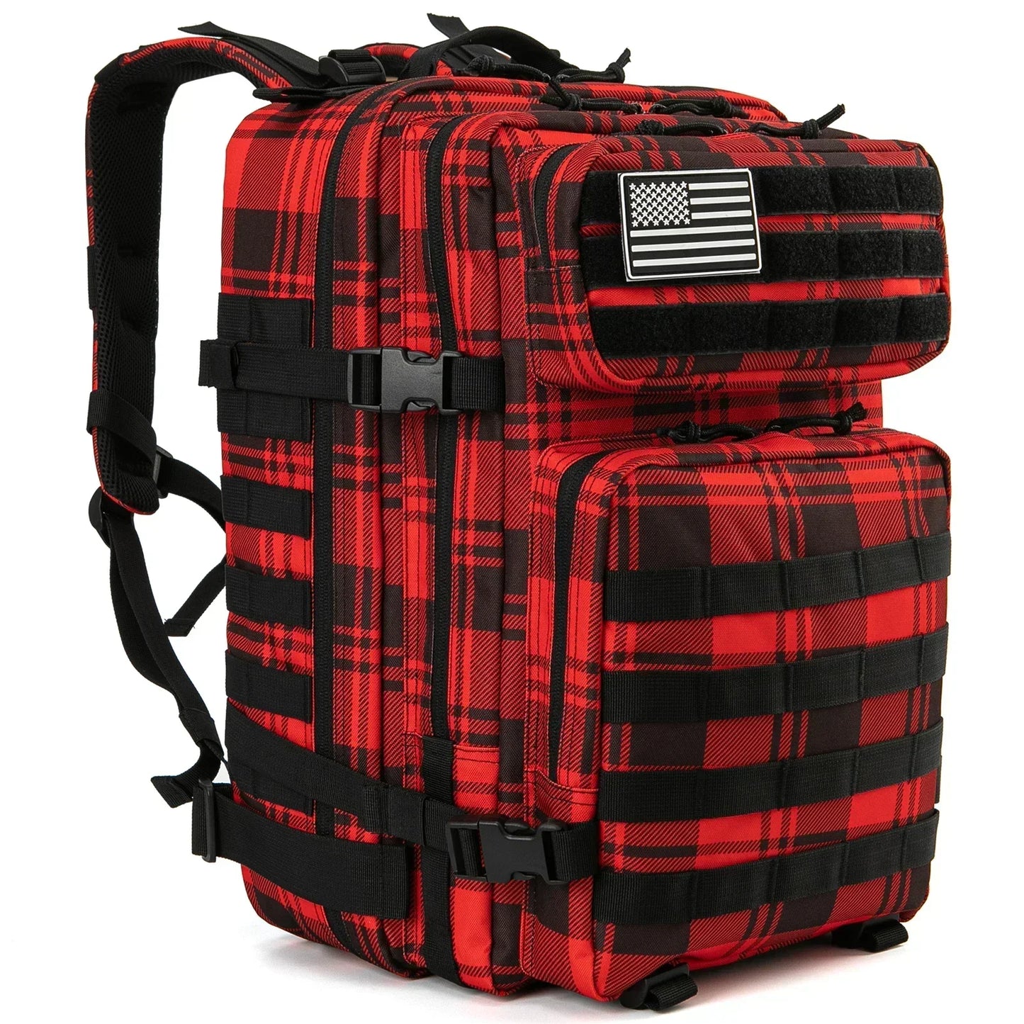 45L Tactical Backpack - Large Capacity Outdoor Hiking  Camping Bag for Men  Women