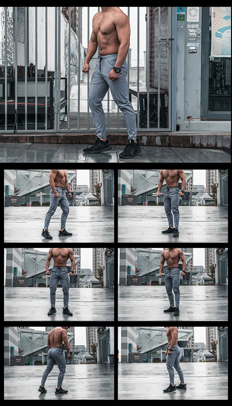 Men Running Sweatpants | Slim Athletic Sweatpants, Ankle Banded Trousers for Outdoor Training
