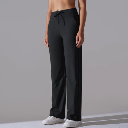 Yoga Straight Leg Sweatpant Straight Leg Women's Loose Tracksuit Pants Wide Leg Outdoor Gym Runing Casual Tracksuit Pants